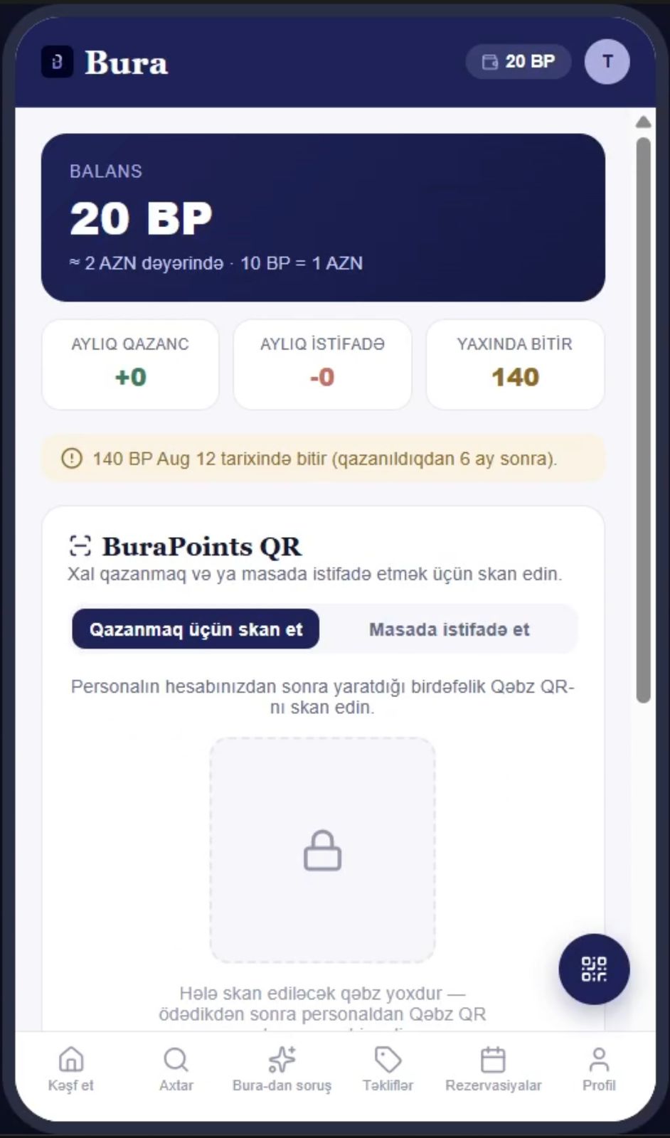 Bura Wallet Interface
